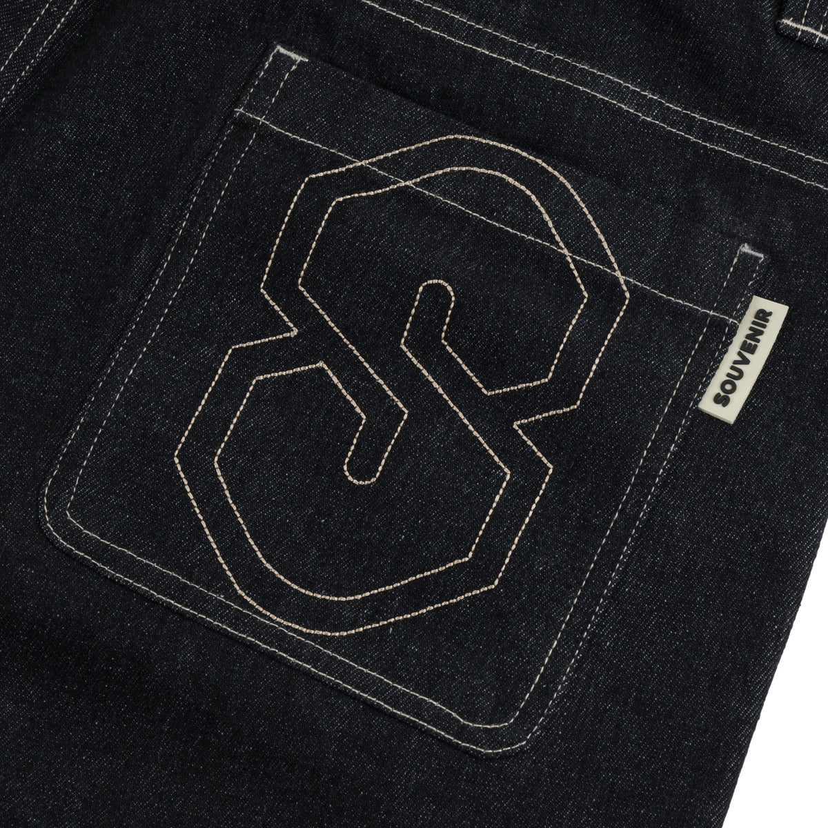 3 Ply Denim Pant black snow denim street mountain 5 pocket jeans 15k 3ply denim shell contrast stitching details fully tapesd seams pfc free dwr ykk metal zippers inside leg vent snow snowboarding water proof technical outerwear vintage souvenir boarder style baggy