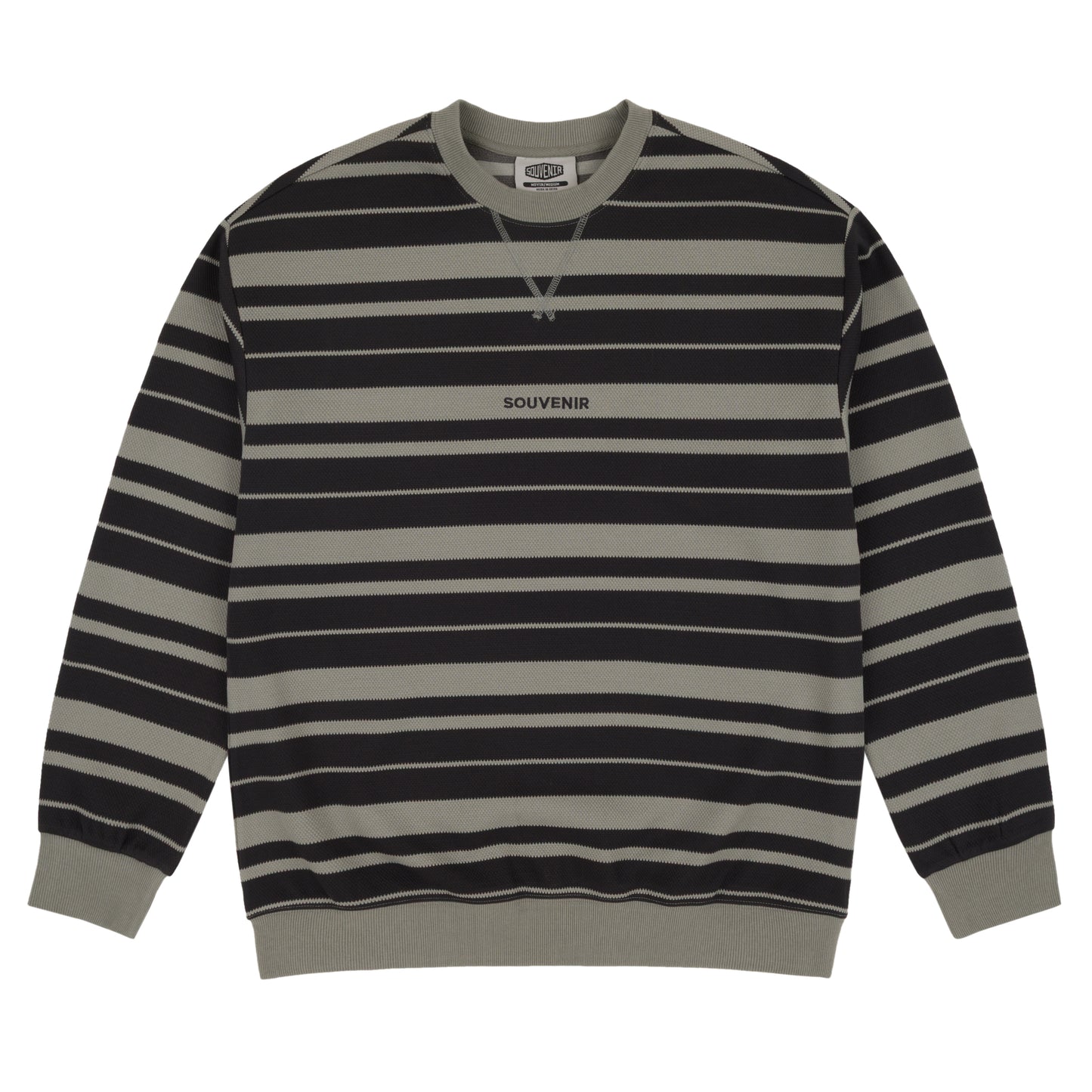 Striped Ultra Pique Crew