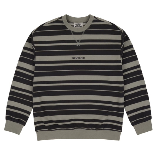 Striped Ultra Pique Crew