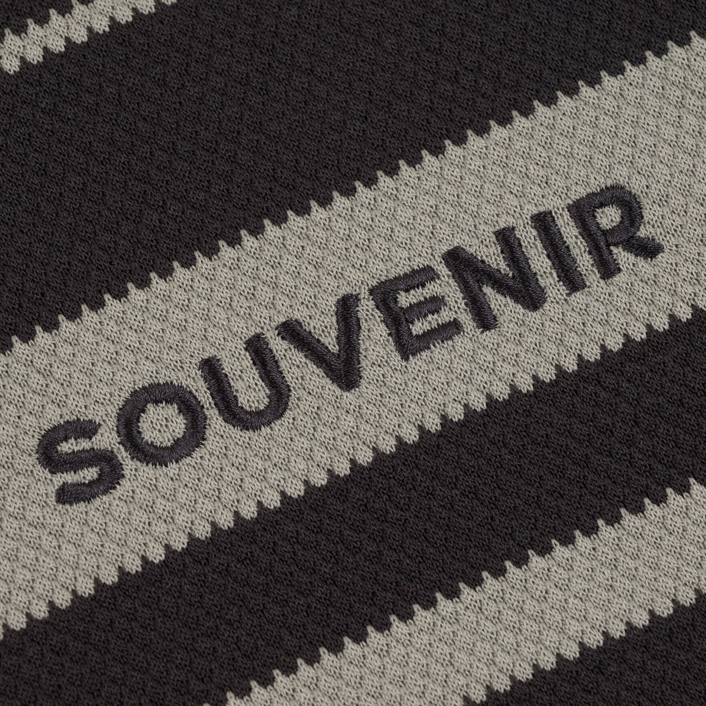 Striped Ultra Pique Crew