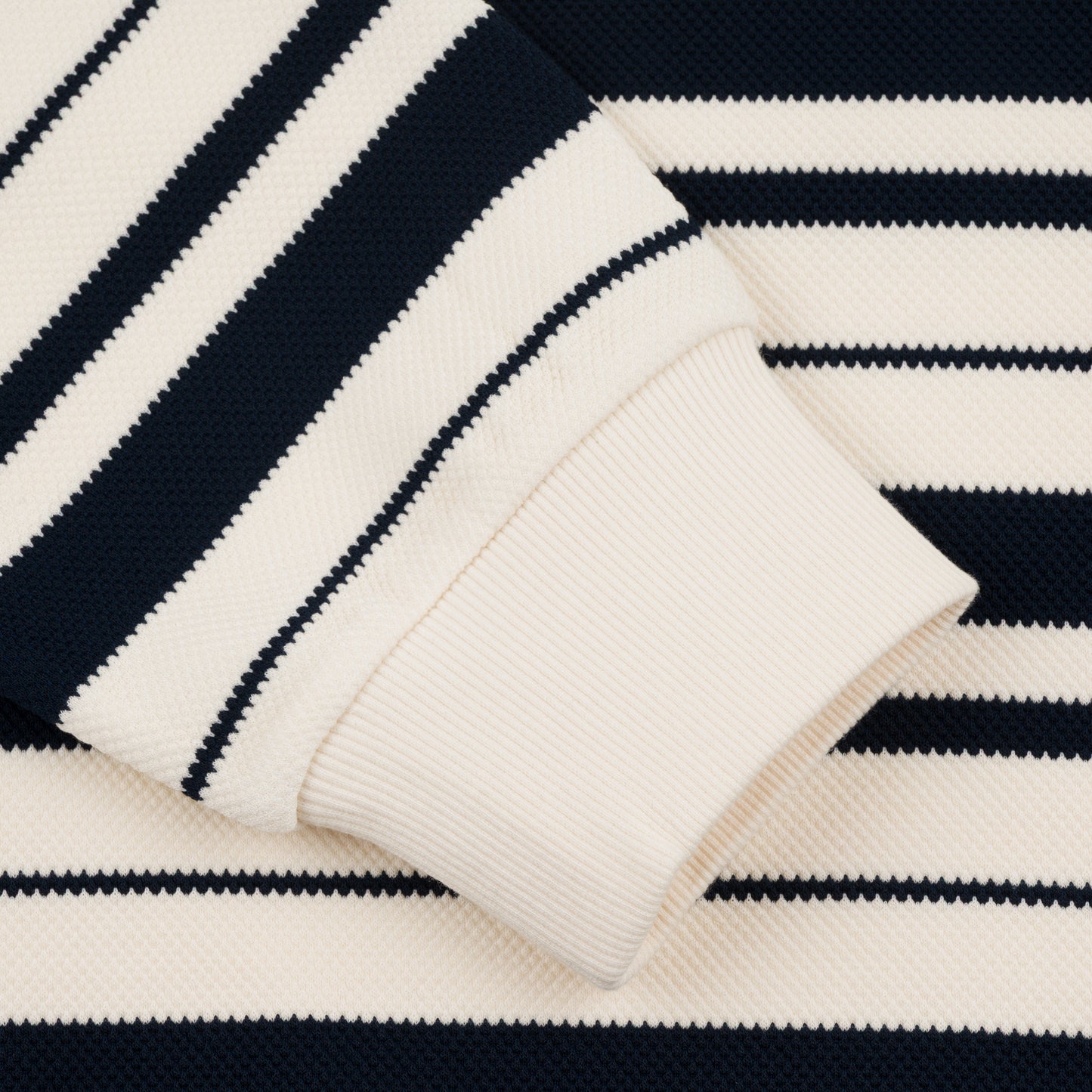 Striped Ultra Pique Crew