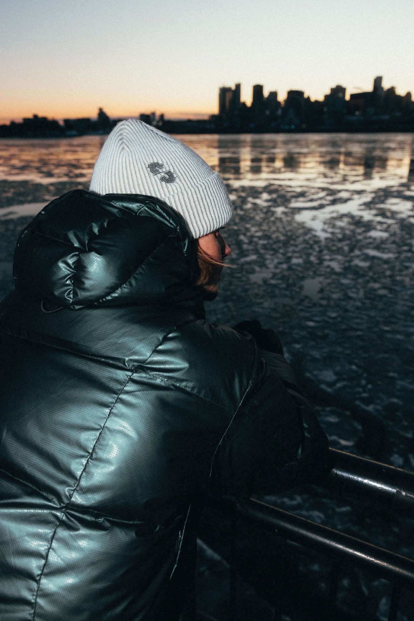Two Tone Rib Beanie
