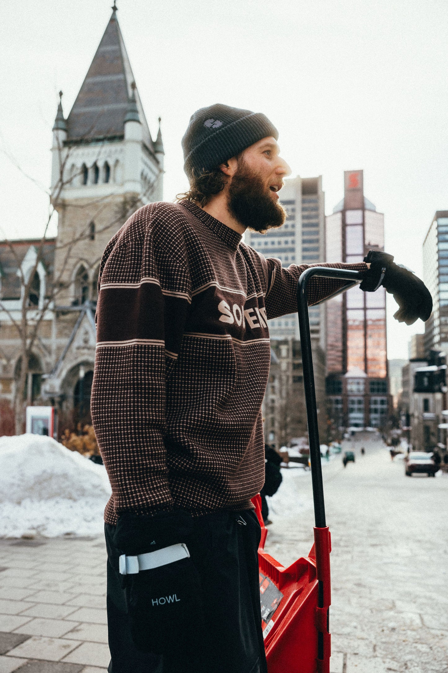 Two Tone Rib Beanie