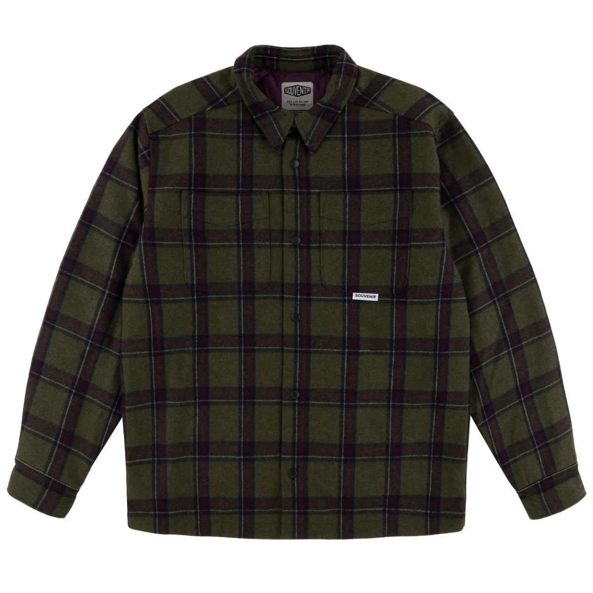 Quilted Flannel Shirt souvenir winter fall canadian tuxedo warm confortable wool insulated plaid insulated taffeta linning