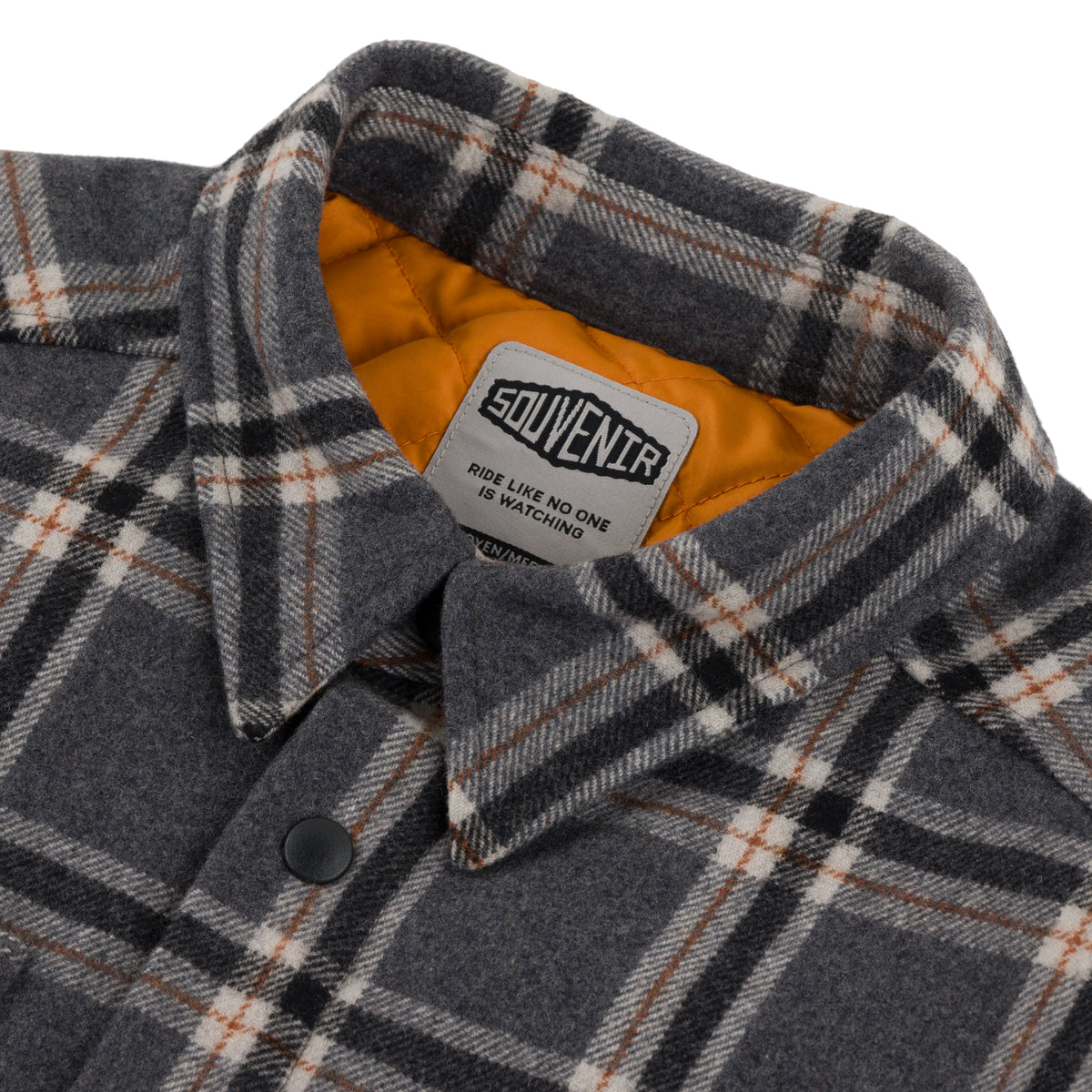 Quilted Flannel Shirt souvenir winter fall canadian tuxedo warm confortable wool insulated plaid insulated taffeta lining