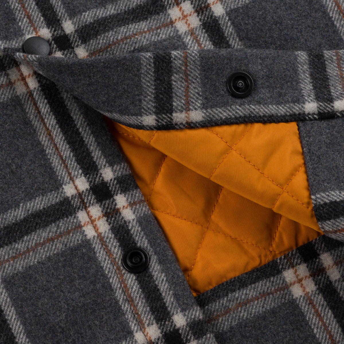 Quilted Flannel Shirt souvenir winter fall canadian tuxedo warm confortable wool insulated plaid insulated taffeta lining