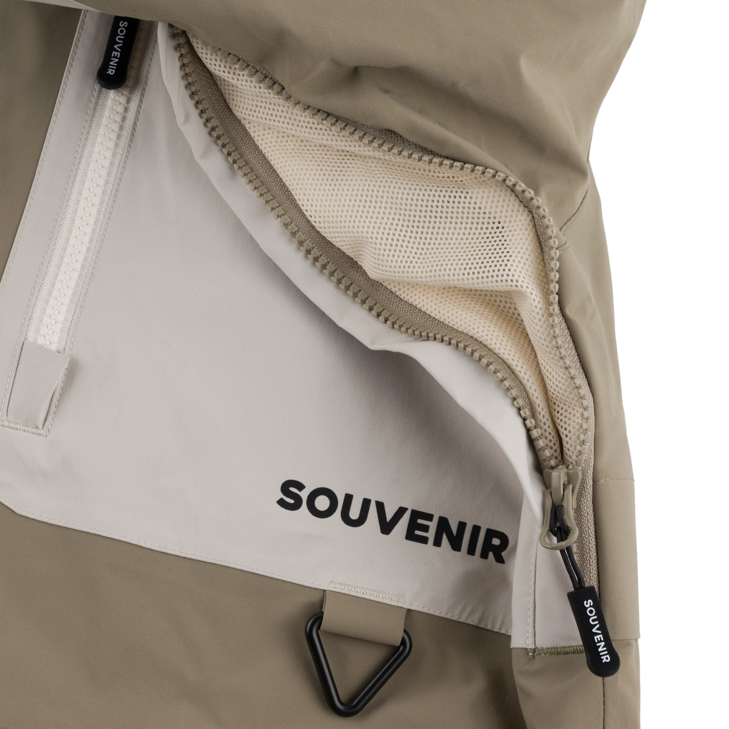 S2000 Insulated Jacket british khaki snow snowboard insulatedwater proof winter souvenir vintage 2000's 20k fully taped seams pc free dwr ykk vislon zippers removable hood carabiner technical outerwear mountain boarder snow