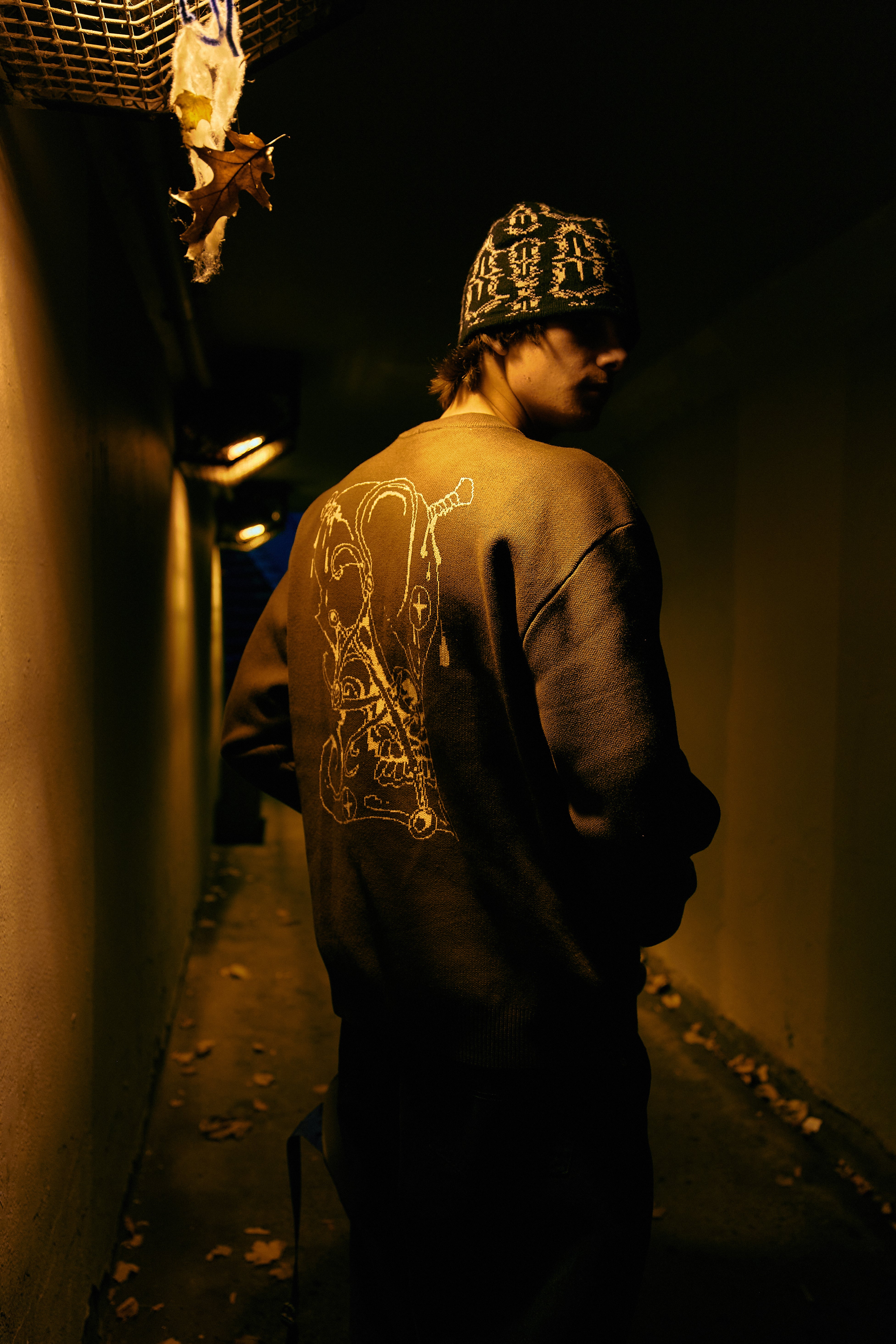 Skull Jacquard Sweater