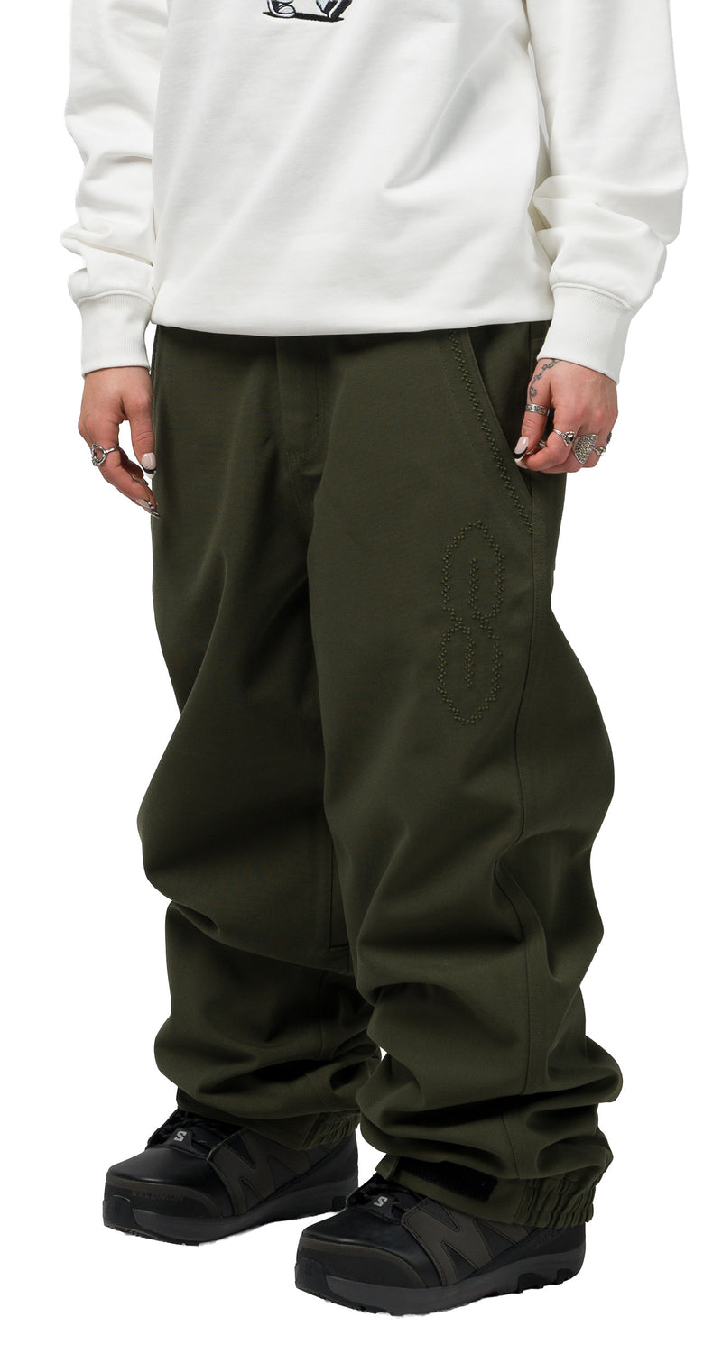 3 Ply Workwear - Dark Olive Oxford
