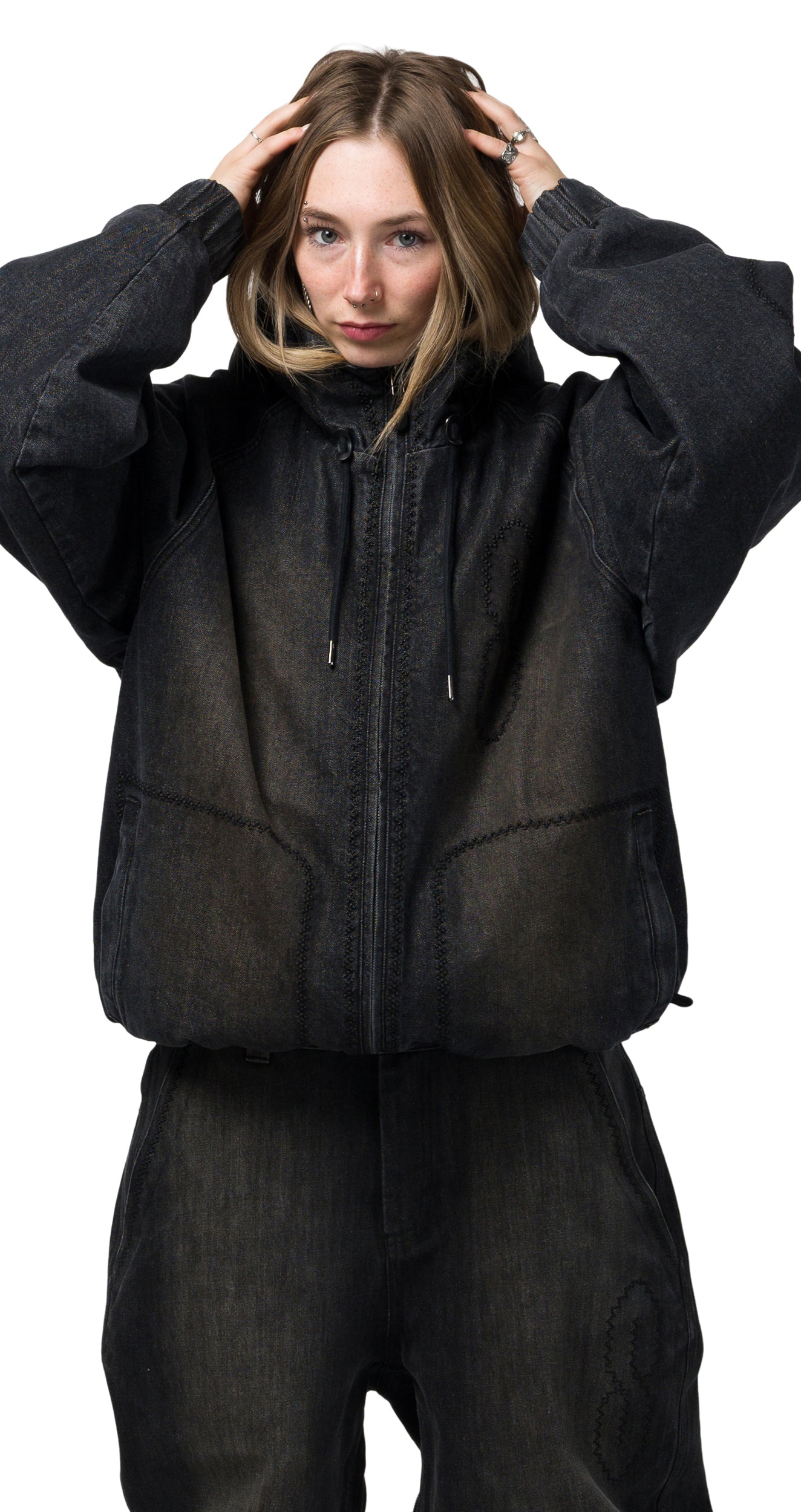 Denim Bomber
