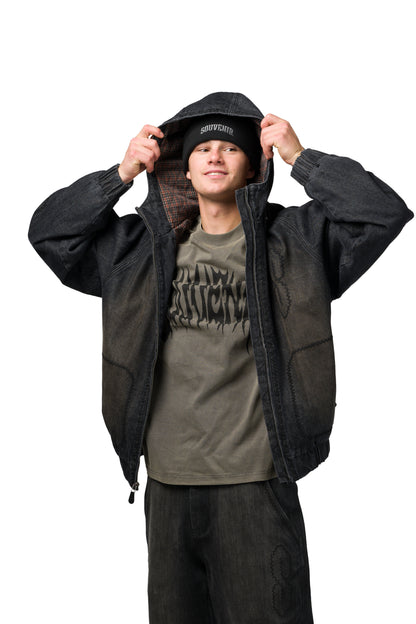 Denim Bomber