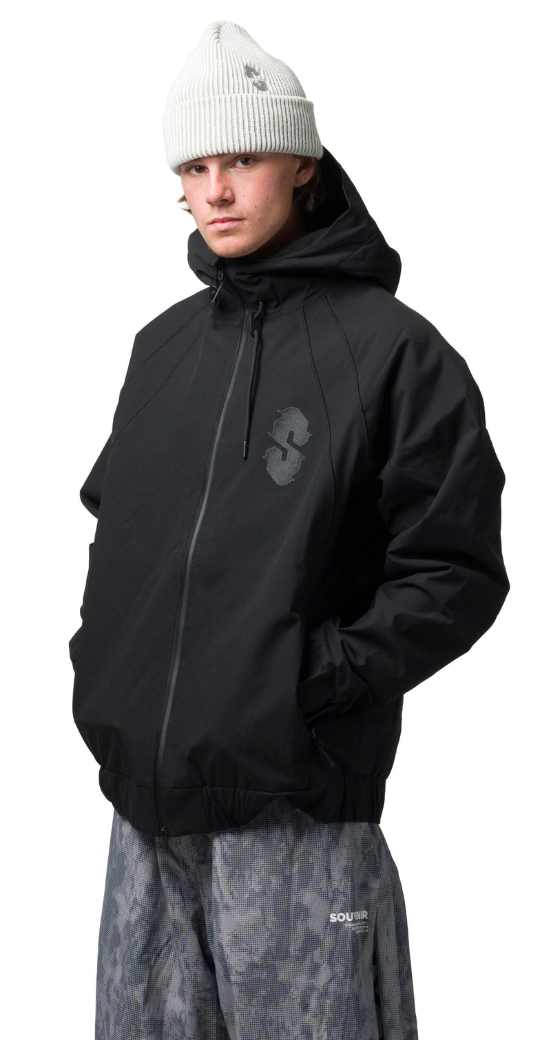 Insulated Track Jacket - Black