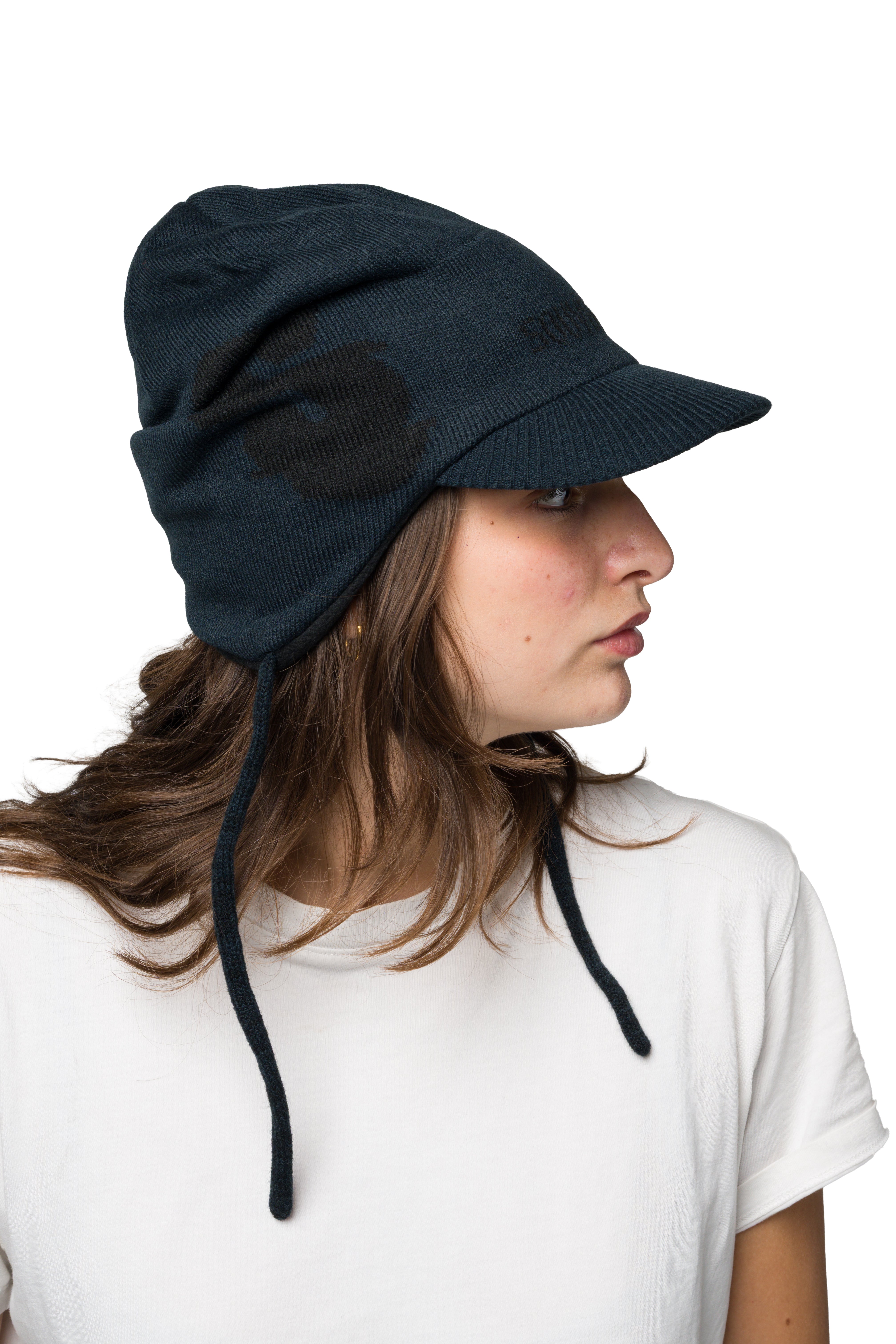 Knit Visor Cap
