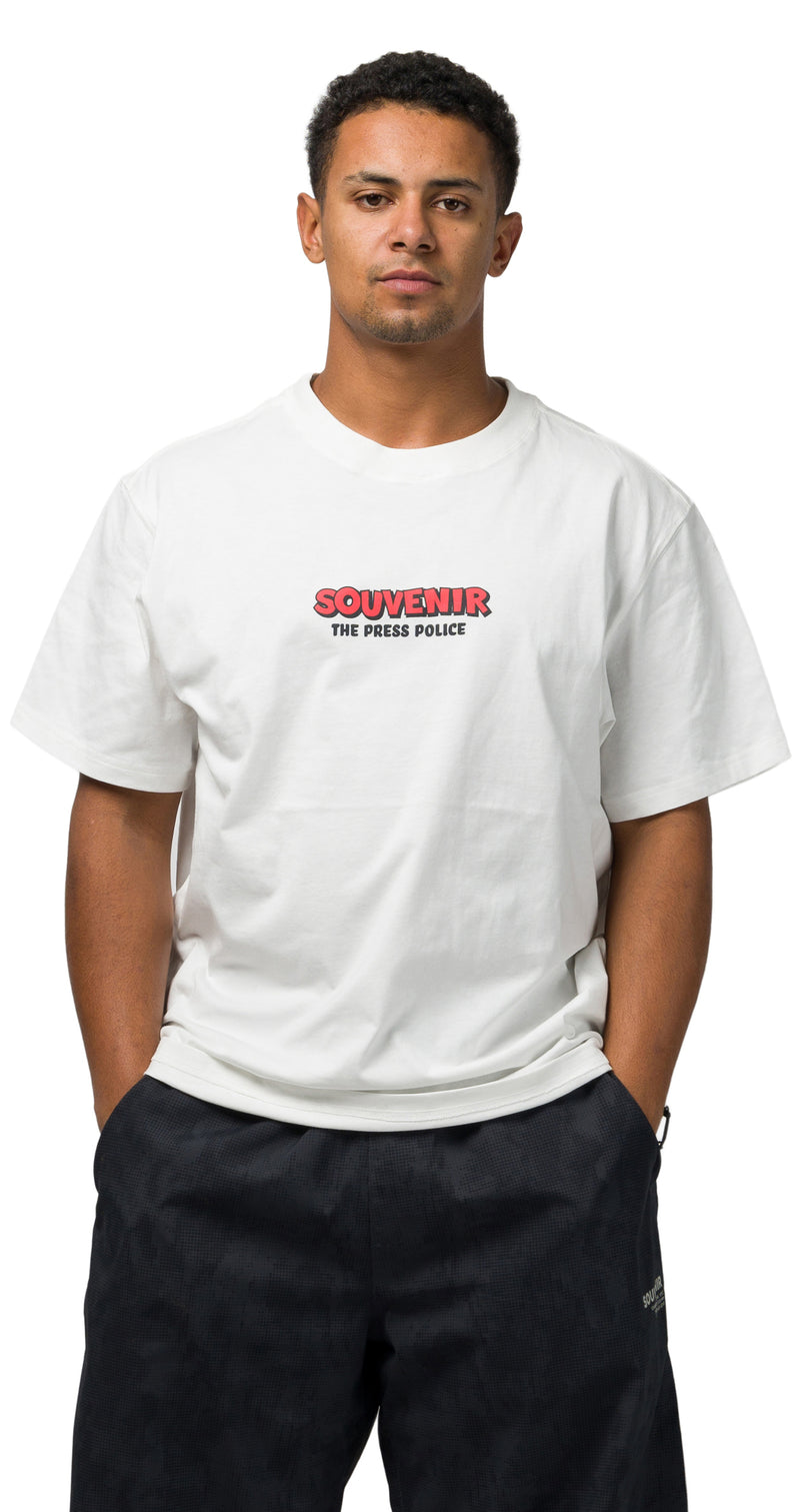 Press Police Tee - White