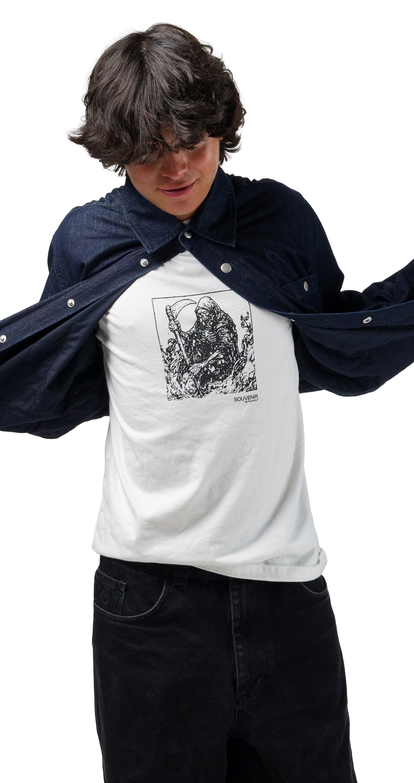 Quilted Denim Shirt