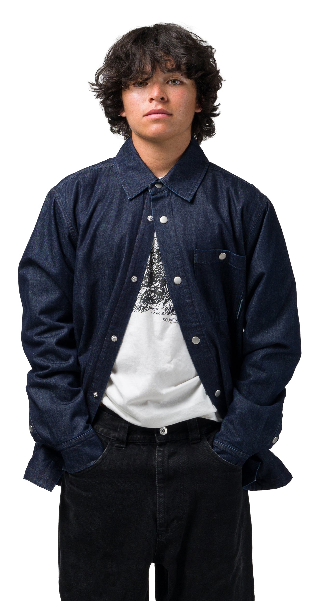 Quilted Denim Shirt