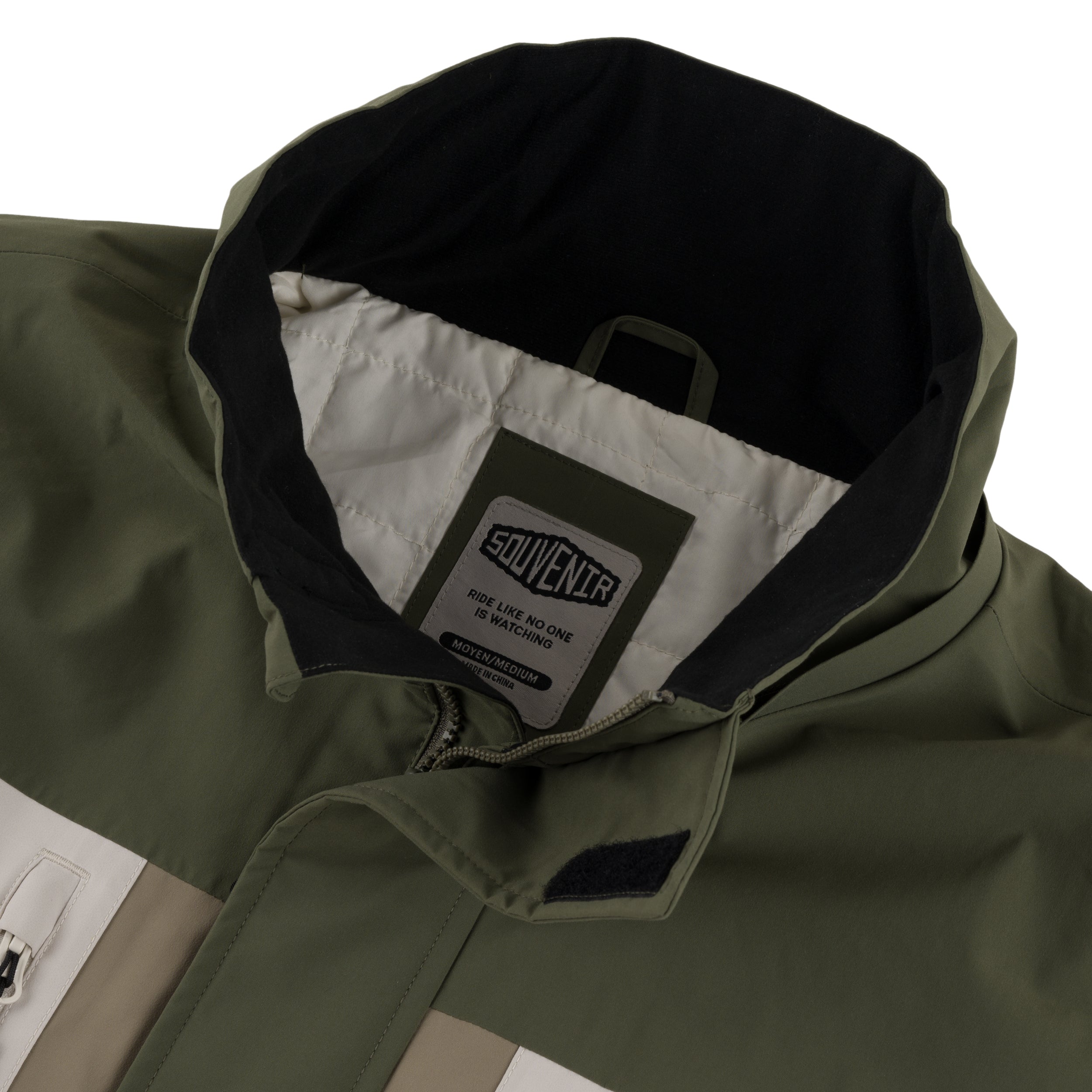 S2000 Insulated Jacket british khaki snow snowboard insulatedwater proof winter souvenir vintage 2000's 20k fully taped seams pc free dwr ykk vislon zippers removable hood  carabiner technical outerwear mountain boarder snow 