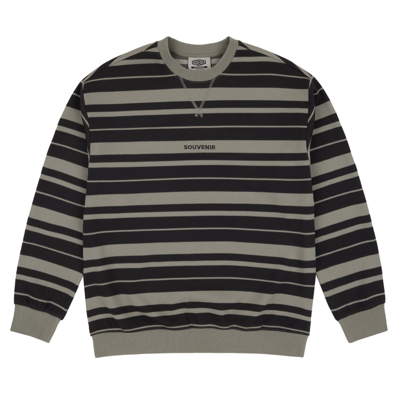 Striped Ultra Pique Crew