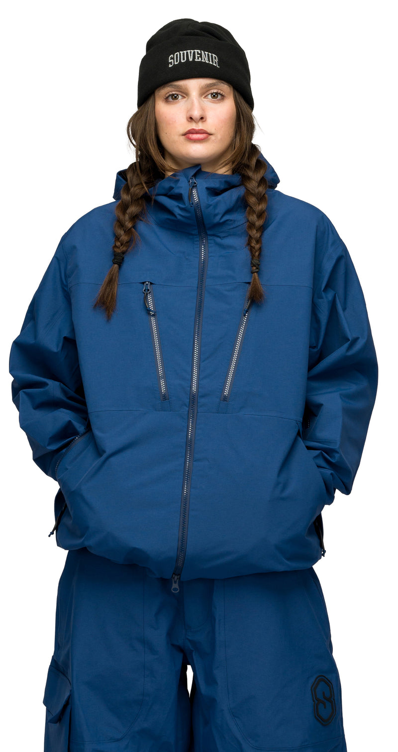 3 Ply Ripstop Jacket - Petrol Blue