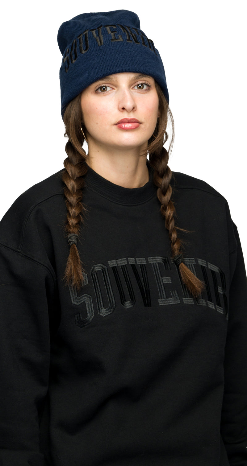 Collegiate Cuff Beanie - Navy