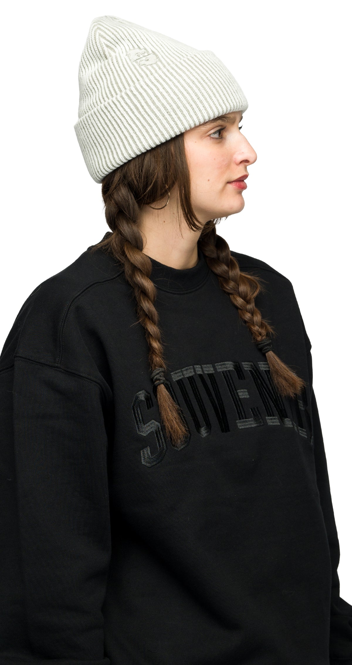 Two Tone Rib Beanie