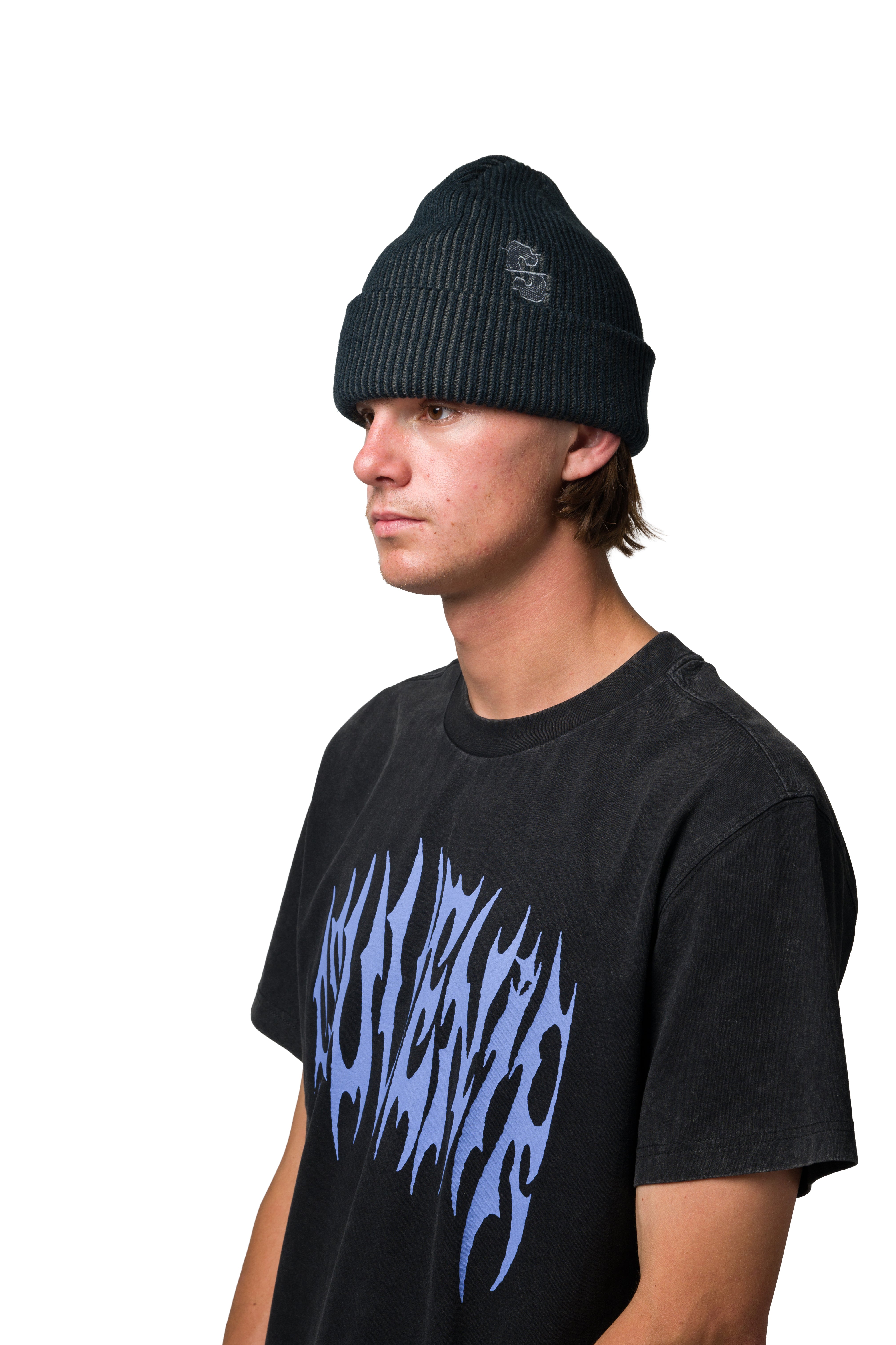 Two Tone Rib Beanie