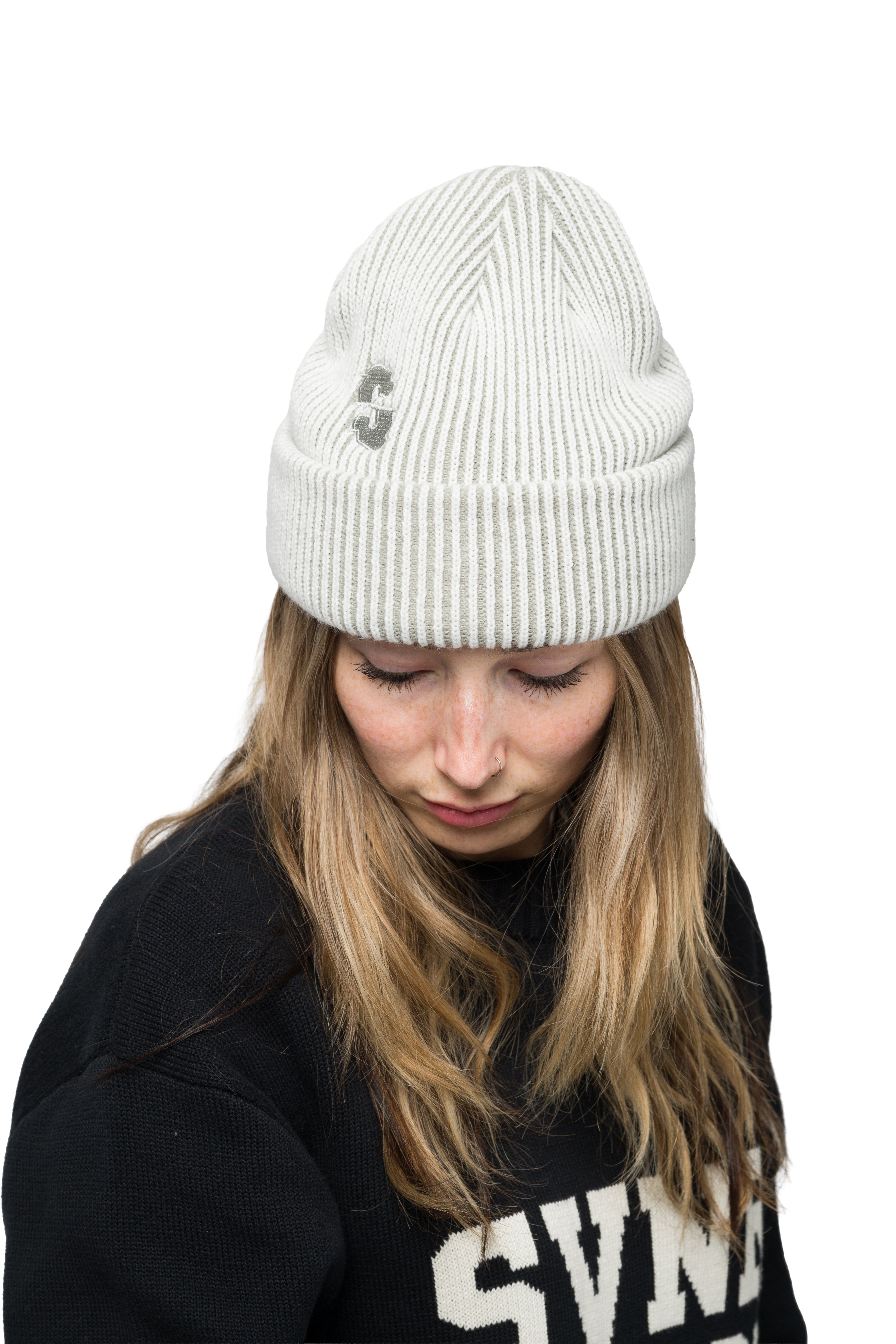 Two Tone Rib Beanie