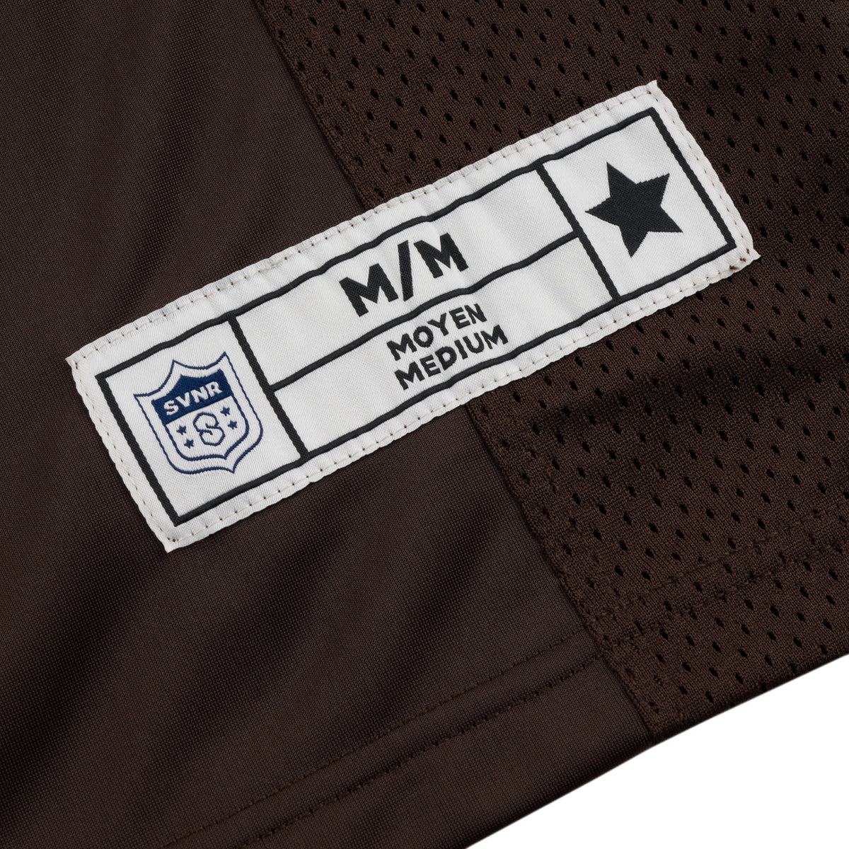 Football Jersey brown s 22 brown's 2000's dazzle fabric multiple branding oversized fit v neck large number print stars souvenir 