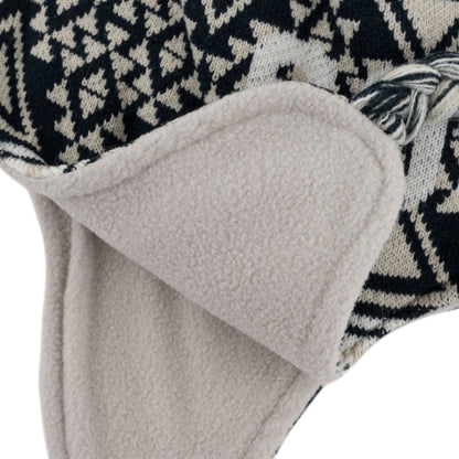 souvenir legacy beanie acrylic earflap jaquard knit branding peruvian style 