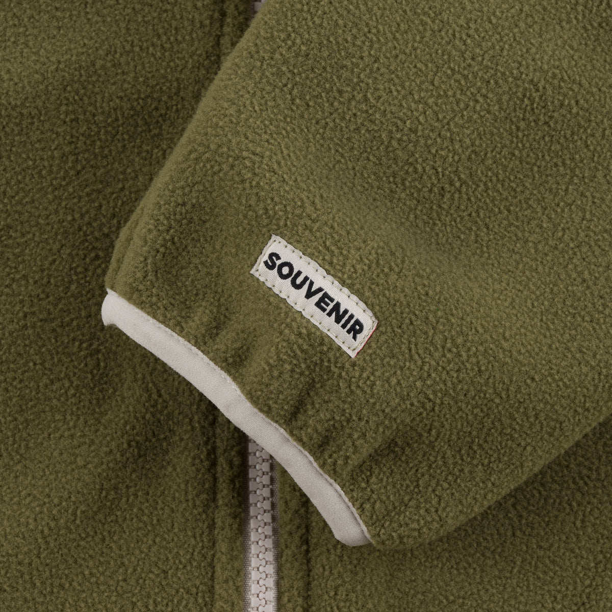 Polar Fleece Zip Up warm outdoor cozy  ykk zipper premium snowboarding winter fall army