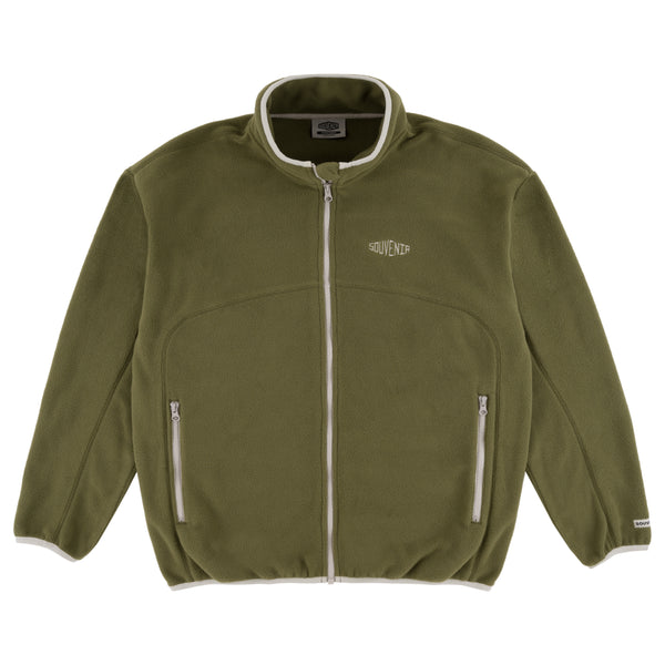 Polar Fleece Zip Up warm outdoor cozy  ykk zipper premium snowboarding winter fall army