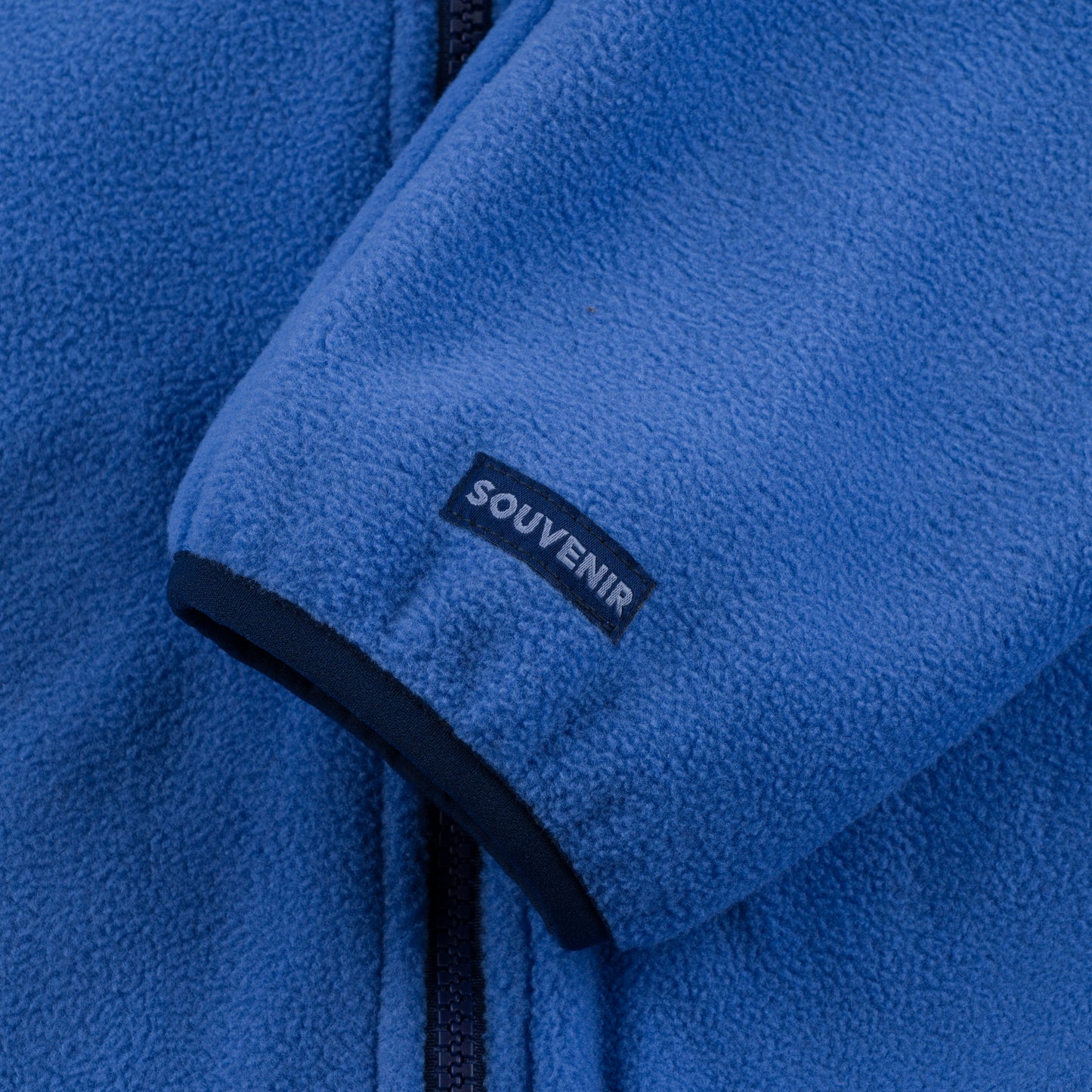 Polar Fleece Zip Up warm outdoor cozy  ykk zipper premium snowboarding winter fall frosty blue 